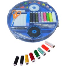 Bucuks Iplik Set Yuvarlak Plastik Dikiş Seti