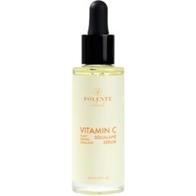 Polente Natural - C Vitamin & Squalane Serum - Aydınlatıcı Leke Serumu (C Vitamini Kompleksi) (30 Ml)