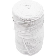 Bucuks Pamuk Makrome 4 mm Ip Beyaz