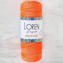 Bucuks Loren Macrame Neon Turuncu El Örgü Ipi - L113