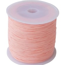 Bucuks Paraşüt Ipi, Bileklik-Kolye Örgü Ipi 1 mm 50 Metre Somon