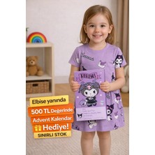 Kuromi Kiz Elbise 100% Pamuklu