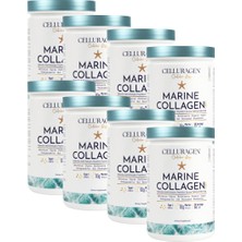 CELLURAGEN Cellular Life Marine Collagen Complex Balık Kolajeni Peptitleri ve Ca-Akg Içeren Takviye x 8 Adet