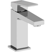 Artema VitrA Minimax Square A43720 Lavabo Bataryası, Standart, Krom