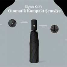 Ecoport Siyah Kılıflı Otomatik Kompakt Şemsiye