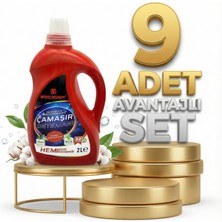 Safia Worldchem Çamaşır Detarjanı Sıvı Renkliler 9x2 Lt