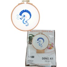 Bucuks Nakış Kitleri Kasnaklı 8.6 x 6 cm Deniz Atı