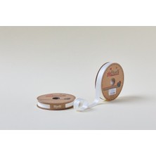 Bucuks Biye Saten Katlı 002 Ekru 2 cm 25 Metre %100 Polyester