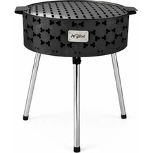 Argeus Taşınabilir Kömür Barbekü Mangal - Iksa - Küçük - 33CM*13CM*52CM