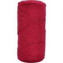 Bucuks Makrome Ipi 3mm Polyester Kırmızı