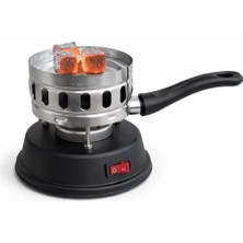 Argeus Nargile Köz Ocağı - Elektrikli - Siyah - Iksa - (İK-209)