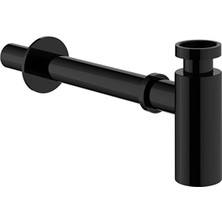 Vitra Origin Lavabo Sifonu Alt Grubu (T Tipi) Parlak Siyah A4512339