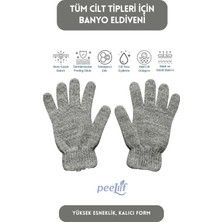 Peellif Gri Peeling Banyo Vücut Masaj Eldiveni/banyo Duş Eldiveni/banyo Lifi ve Kese Masaj Eldiveni