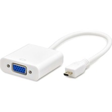 Shopwave USB Mıcro To VGA F Çevirici Beyaz HDX7810