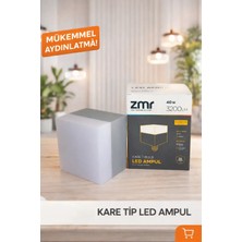 ZMR Kare LED Ampul Beyaz 40 W