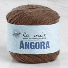 Bucuks La Mia Angora 50GR Kahverengi El Örgü Ipi - L133 - 33808