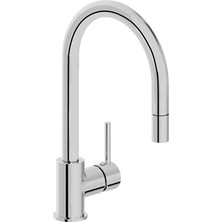 VitrA Artema Mastro Lite Eviye Bataryası Pull-Down Krom A43519