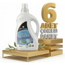 Safia Worldchem Çamaşır Detarjanı Sıvı Beyazlar 6x2 Lt