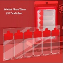 Ecoport 60 Parça Kolay Açılır Güçlü Çift Taraflı Bant 18MMX50MM