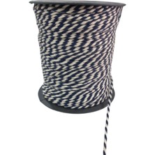 Bucuks Bileklik Ipi, Hediye Paketleme Ipi, Şans, Bereket, Aşk, Şifa, Güç 10 mm Pamuk  10 Metre Lacivert