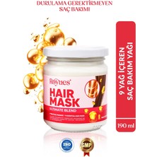 Bucuks Kuru ve Yıpranmış Saçlar Için Nemlendirici Saç Bakım Maskesi 190ML - Moisture Hair Mask