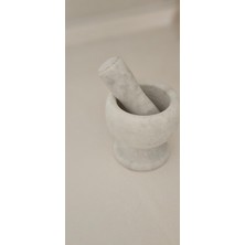 Feyza Design El Yapımı Beyaz Mermer Baharat Öğütücü, Şık ve Dayanıklı Tasarım