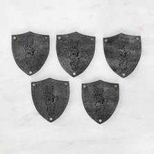 Bucuks Loren Crafts Figürlü Deri Arma 5 Adet - 1522