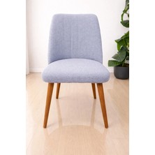 StarMall Mutfak Sandalye Kılıfı-Büyük Oval Likral Kum Desen Yıkanabilir Lastikli Sandalye Örtüsü Chair Cover