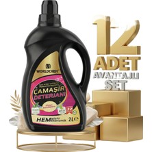 Safia Worldchem Çamaşır Detarjanı Sıvı Siyahlar 12X2 Lt