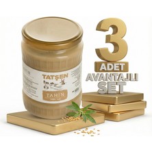 Afia Tatşen Tahin 3X500 gr (Cam)