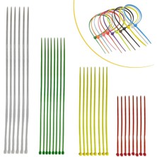 Bucuks® 30 Parça Plastik Kablo Kelepçe Seti Kablo Düzenleyici Bağlama Bantları