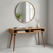 Mobenta Slot Entry | Doğal Masif Ahşap Dresuar, 2 Bölme - 120 Cm, Tk