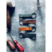 Pepuza 4 Adet Hakiki Deri Anahtarlık