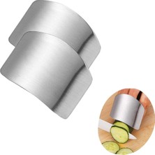 Bucuks® 2li Metal Parmak Koruyucu Hızlı ve Güvenli Kesme Paslanmaz Çelik Koruyucu Aparat
