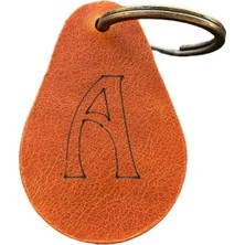 Pepuza Hakiki Deri Kişiye Özel Anahtarlık