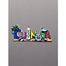 Mundy Cunda Temalı Kabartma Polyester Magnet  Buzdolabı Süsü – 10 cm x 4 cm (KOD:1070)