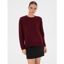 Pierre Cardin Kadın Vişne Comfort Fit Kazak 50316310-VR223