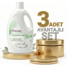 Safia Naturalive Beyazlar Sıvı Çamaşır Deterjanı 3x2,50 Lt