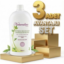 Safia Naturalive Borakslı Sıvı Bulaşık Makine Deterjanı 3X1000 ml