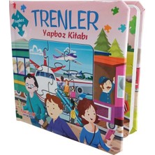 Yumurcak Yayınları Trenler - Yapboz Kitabı