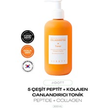 Jigott Kolajen ve 5 Çeşit Peptit Içeren Canlandırıcı Tonik Collagen Peptide Toner