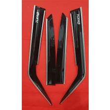 Tofaş Yazılı Kromlu Cam Rüzgarlık