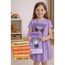 Kuromi Kız Çocuk Elbise