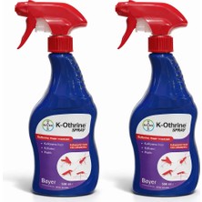 Bayer K-Othrine 500 ml 2 ADET Kullanıma Hazır Haşere Öldürücü Karınca Hamam Böceği Sinek Pire Etkili Kokusuz