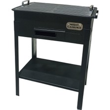 Night Camper Mangal Havalandırma Ayarlı Katlanır Ayaklı Mangal ( Köfteci Izgarali Mangal) Küçük Boy