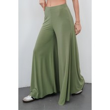 Sanem Tekstil Pantolon Etek-Çağla Yeşil