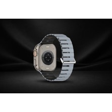 bbtech Appl Watch 49/46/45/44MM Manyetik Silikon Kordon Metal Tokalı Ultra Uyumlu Premium Spor Kayış