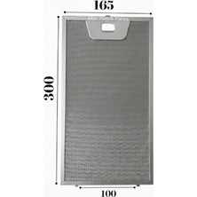 Süppürge Bosch Ile Uyumlu DWK098G21 Aspiratör Davlumbaz Metal Yağ Filtresi