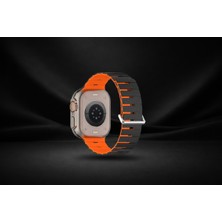 bbtech Appl Watch 49/46/45/44MM Manyetik Silikon Kordon Metal Tokalı Ultra Uyumlu Premium Spor Kayış