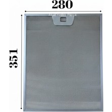 Süppürge Bosch Ile Uyumlu DUL63CC40/02 Aspiratör Davlumbaz Metal Yağ Filtresi